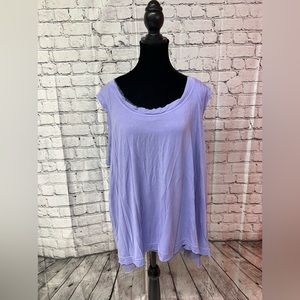 Light purple tank. Twiggy London size 2x. Has a cross back.